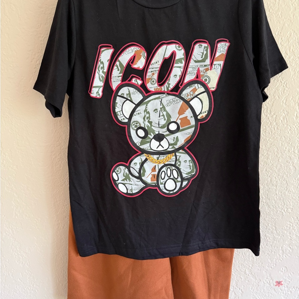 Icon Black Kids T-Shirt
